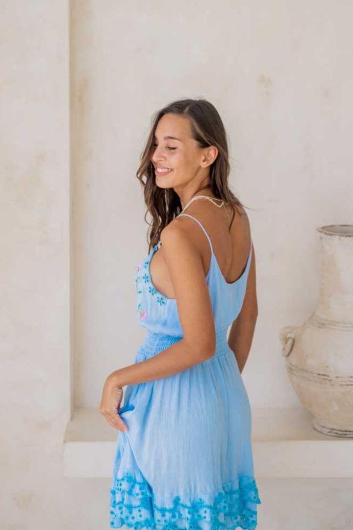 ZAIMARA Camila mini dress back