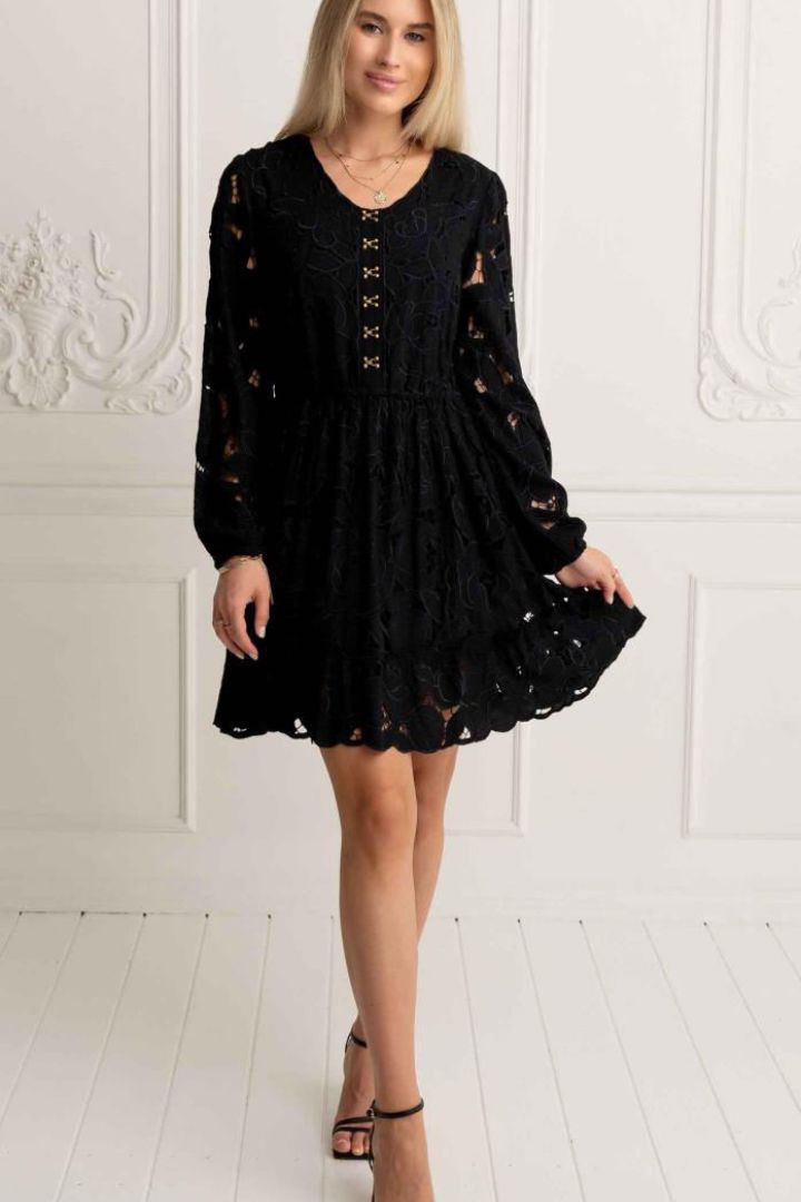 ZAIMARA Petal Midi Dress