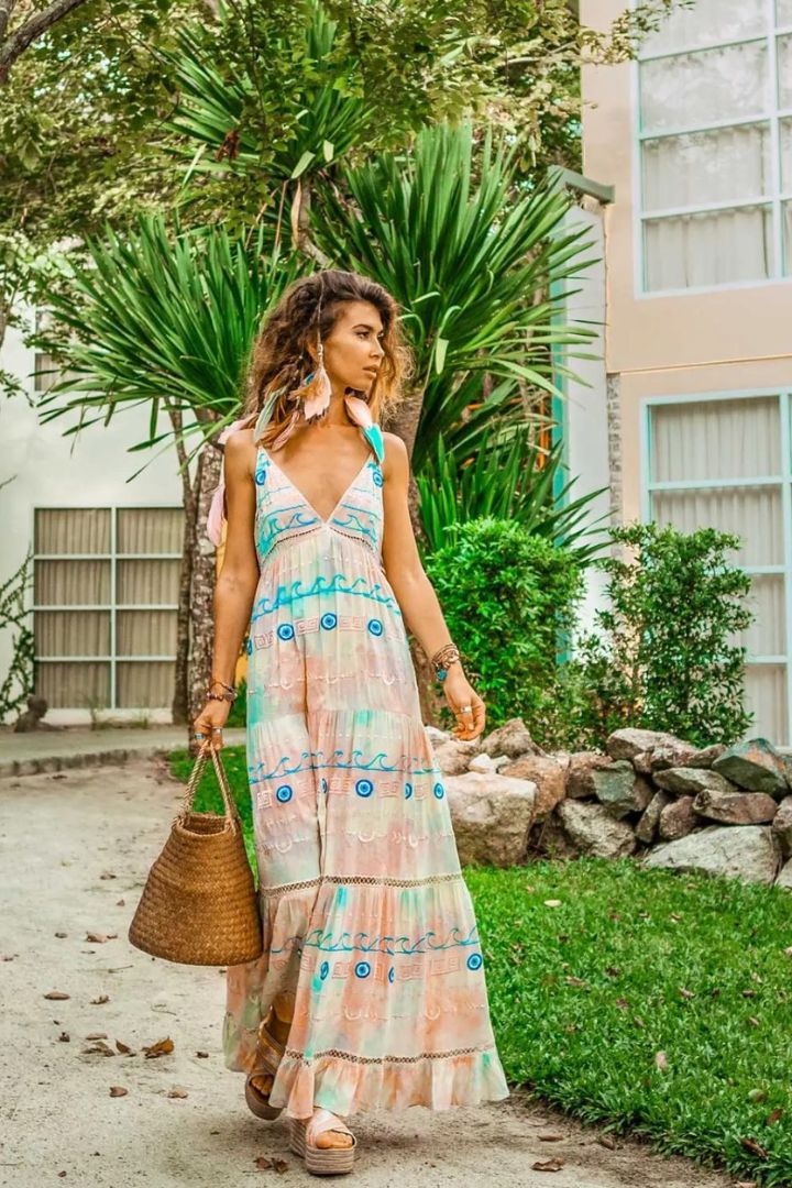 ZAIMARA Sicilia maxi dress