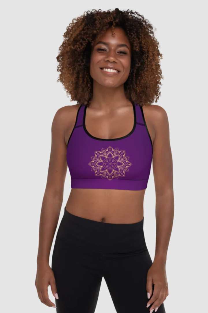 Sunia Yoga Mandala padded sports bra