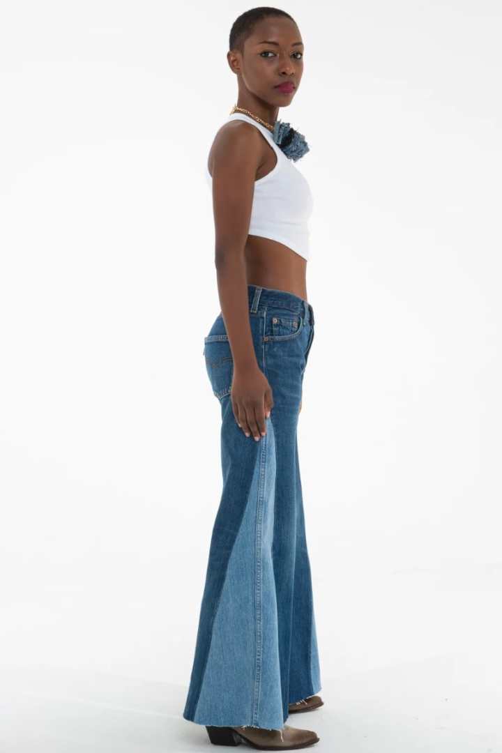 Je Suis Vintage Aurora vintage Levi's jeans side view