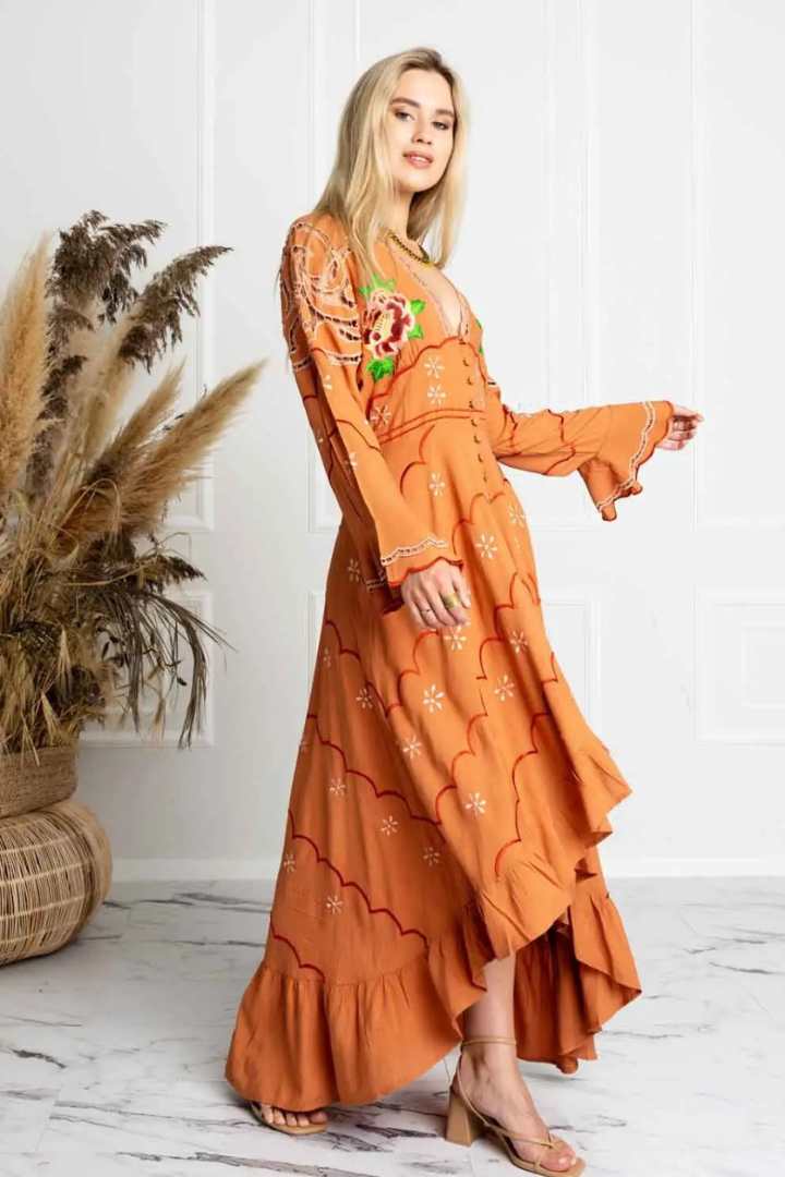 ZAIMARA Sorrento hi low dress