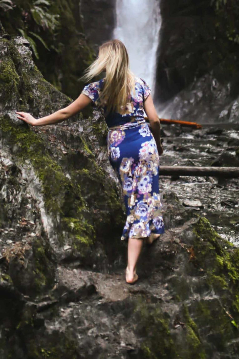 Poème Clothing Romy floral wrap dress