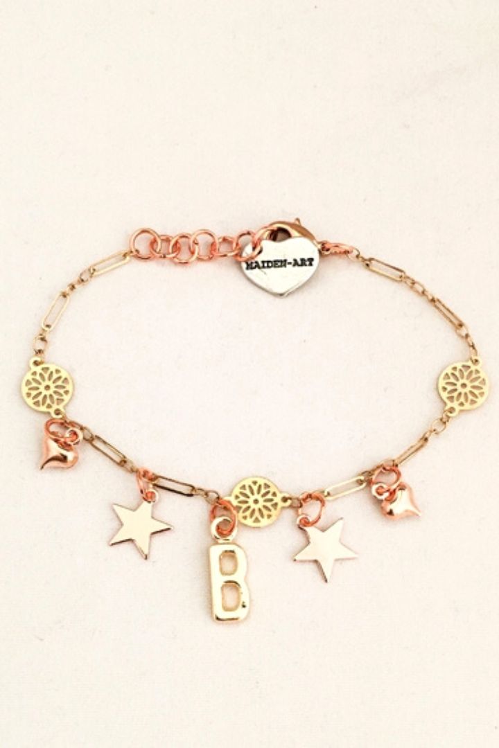 Maiden-Art initial bracelet