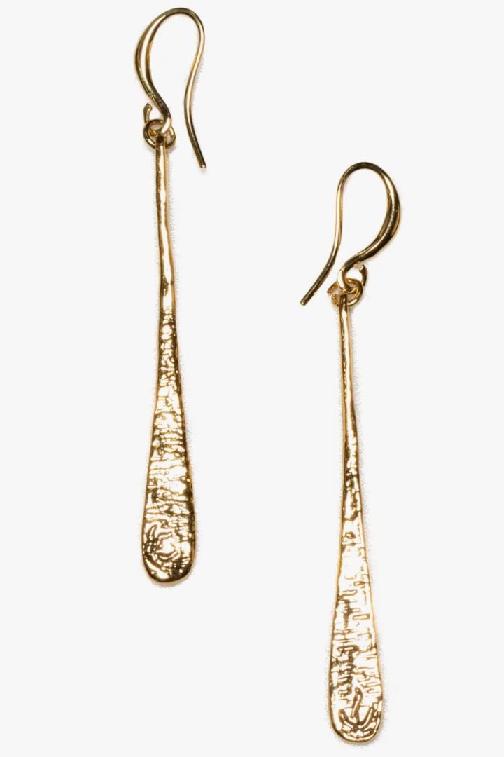 Suzie Blue tear drop earrings