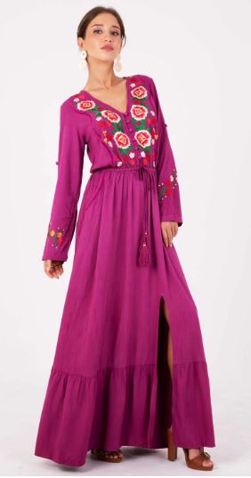 ZAIMARA Amelie boho maxi dress