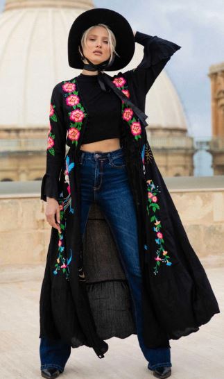 ZAIMARA Capri kimono dress