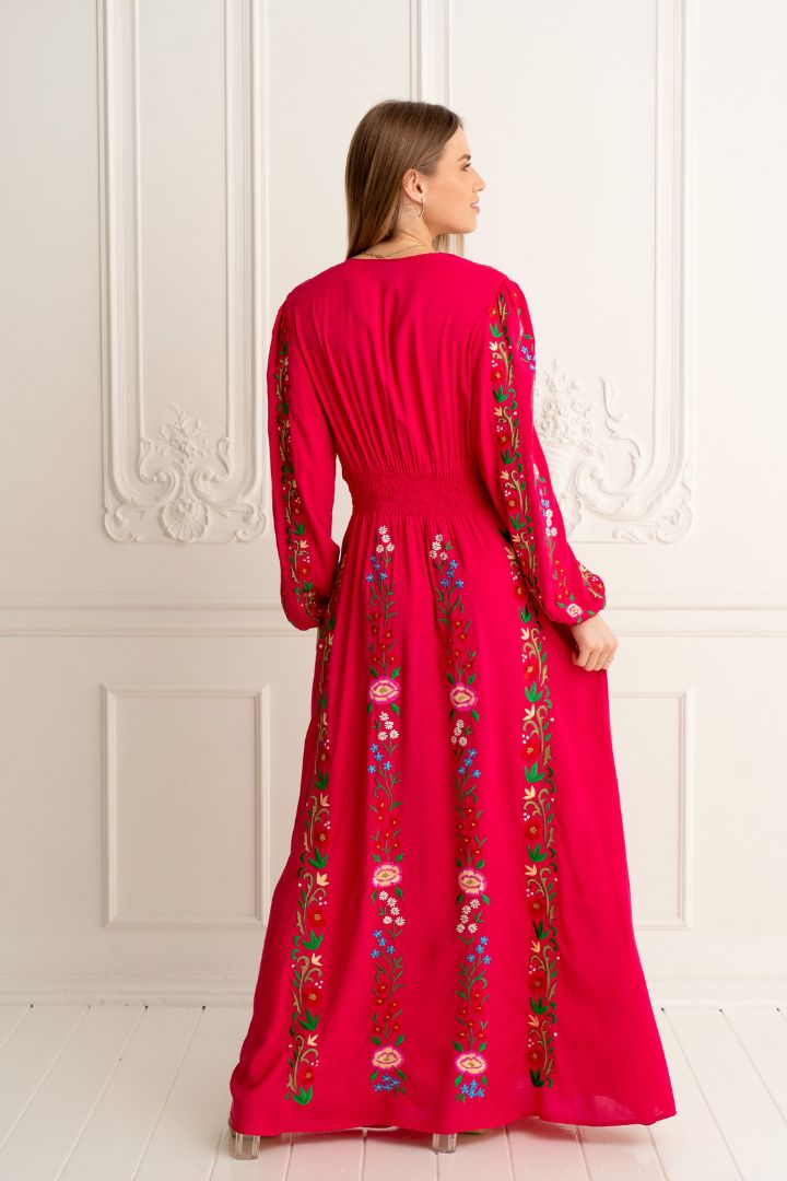 ZAIMARA Salta Maxi Dress full length back view