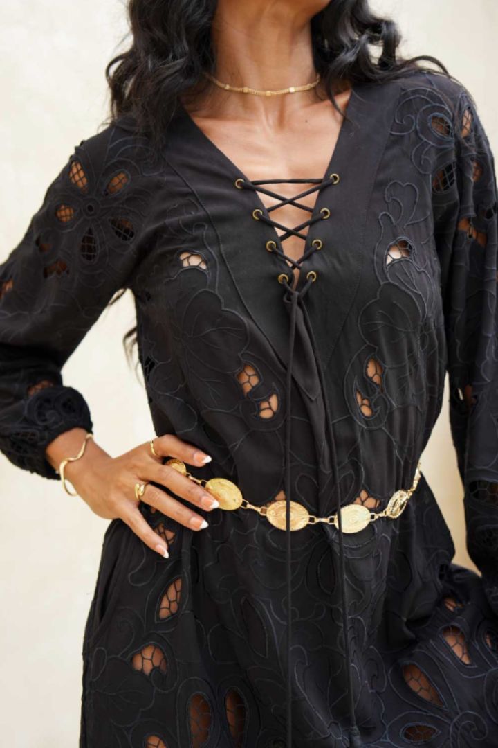 ZAIMARA Chanel Tunic Maxi Dress