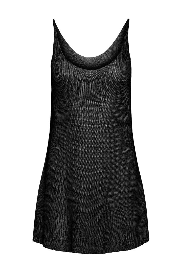 Hilary MacMillan black knit tank top