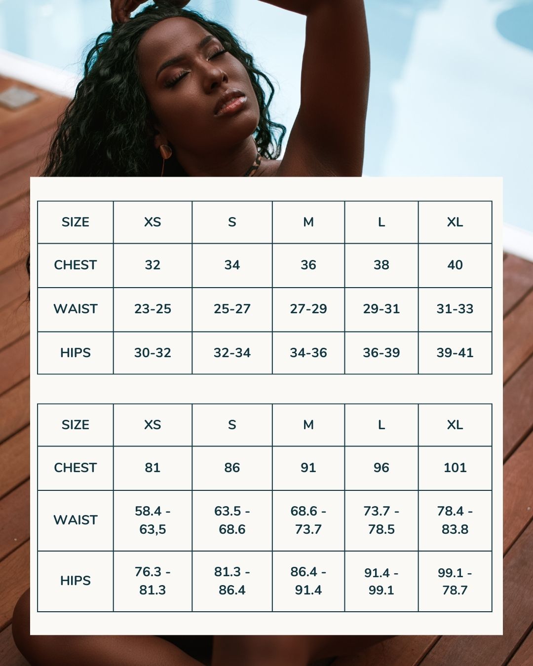 Beau Swim Size Chart Style Escape