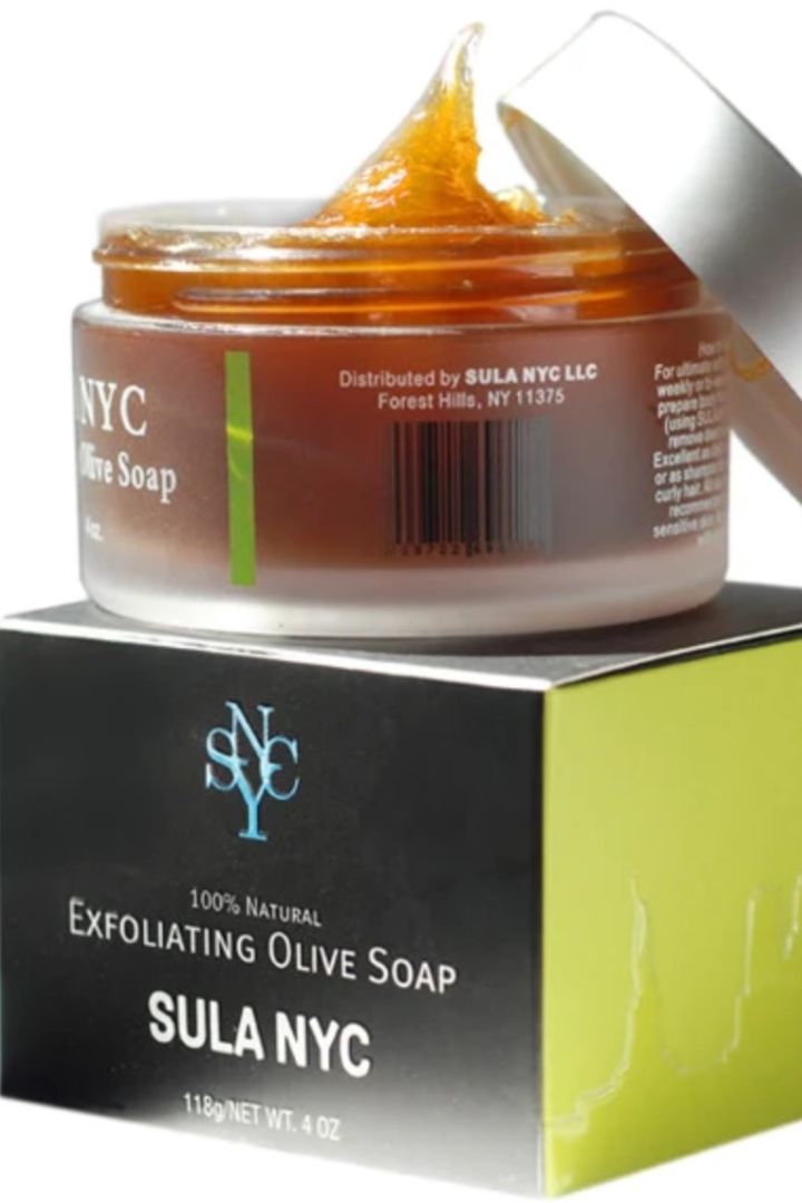Sula NYC exfoliating olive soap