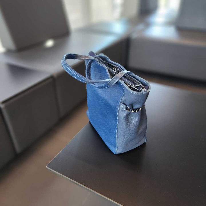 Creazioni Maurizio handmade blue bag