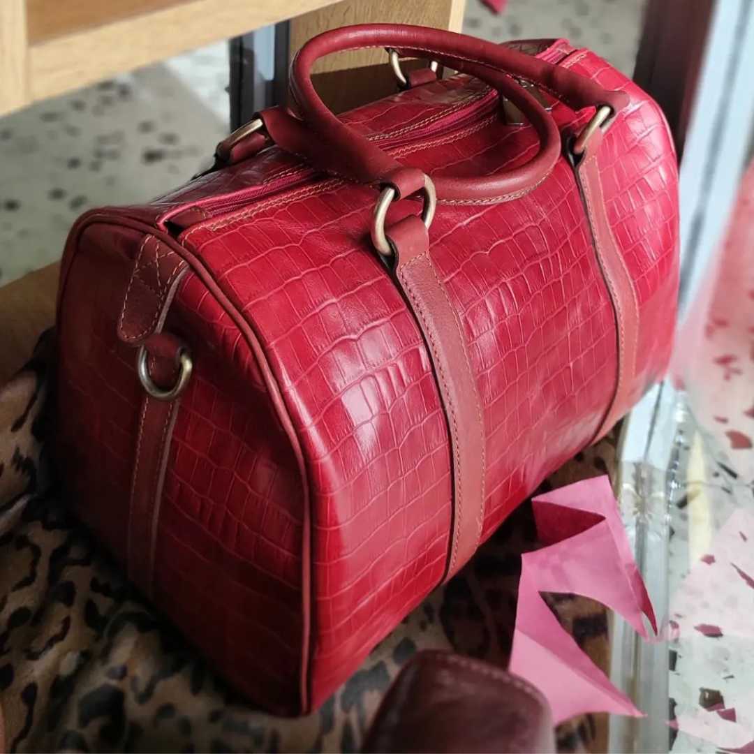 Creazioni Maurizio handmade red bag