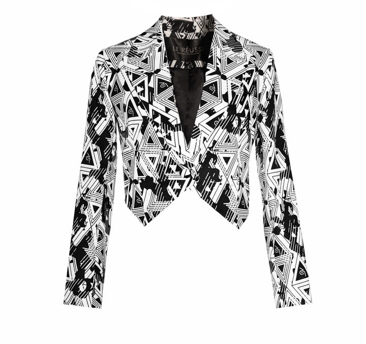 Le Reussi Edit Amour geometric blazer