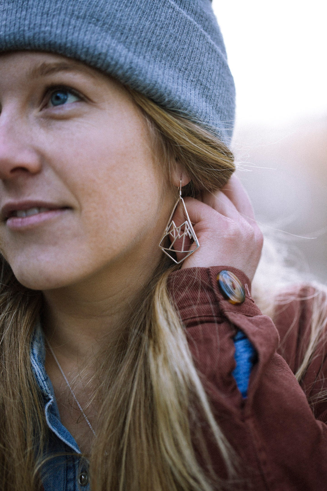 Joie Designs mountain earrings