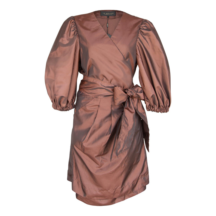 Le Reussi Bordeaux wrap dress