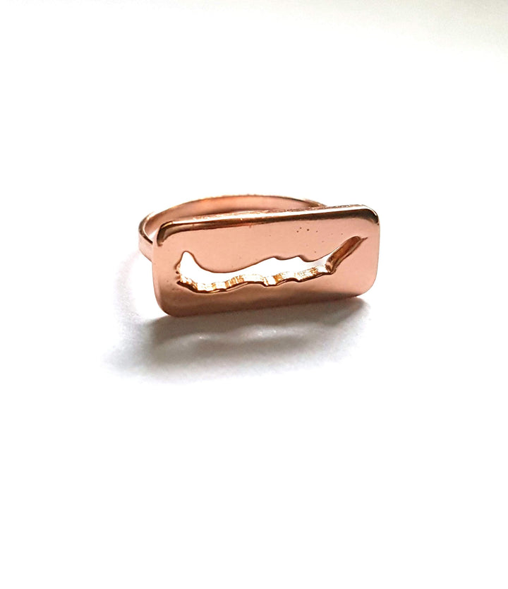 Joie Designs' Savary Island ring in rose gold