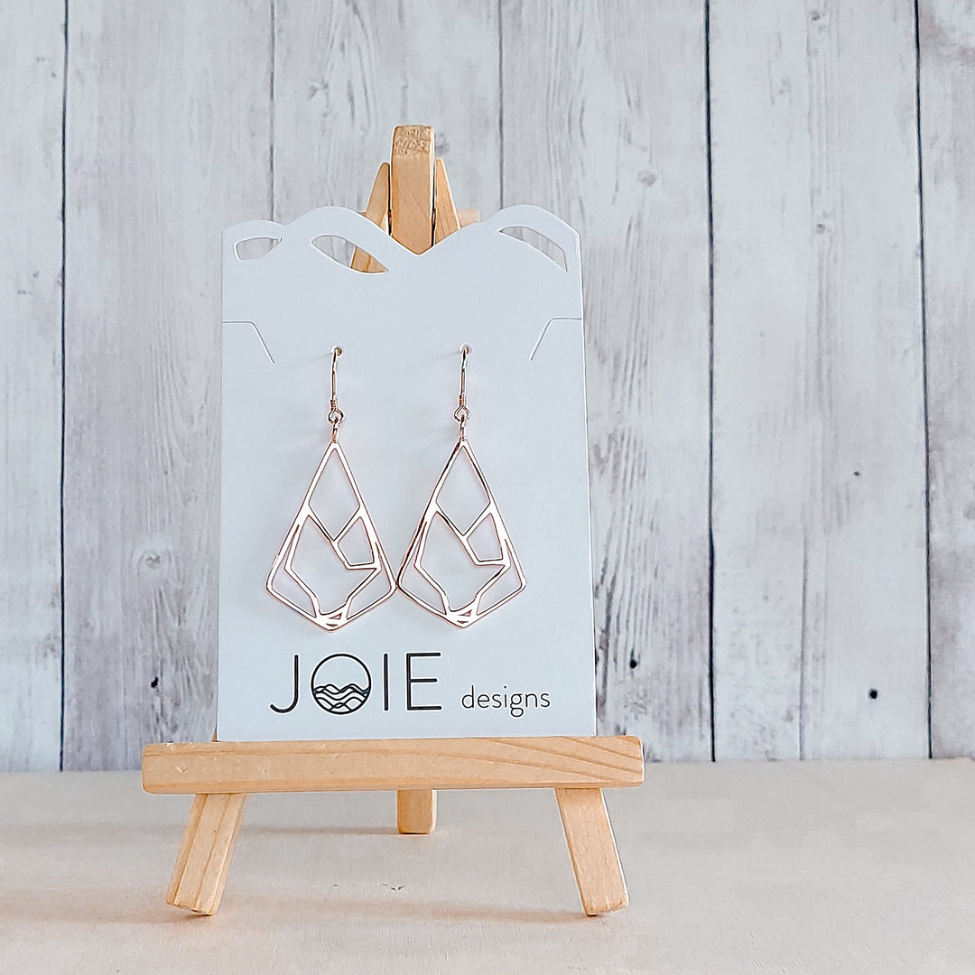 Joie Designs wolf statement earrings