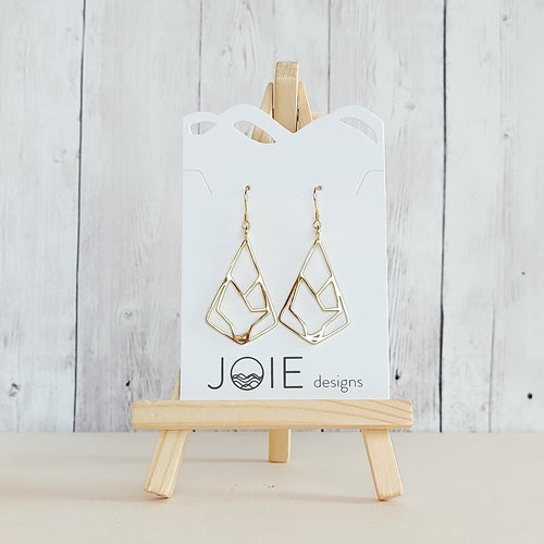 Joie Designs wolf statement earrings