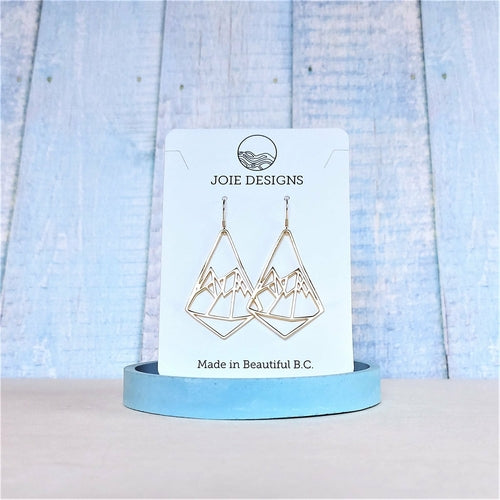 Joie Designs mountain sustainable earrings