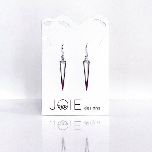 Joie Designs dangling triangle earrings