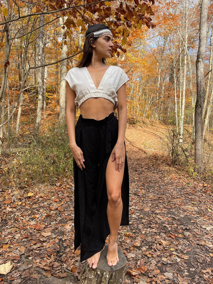 Heart Earth Craft boho crop top with skirt